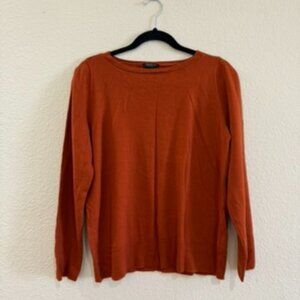 Lafayette 148 New York Rust Colored Sweater